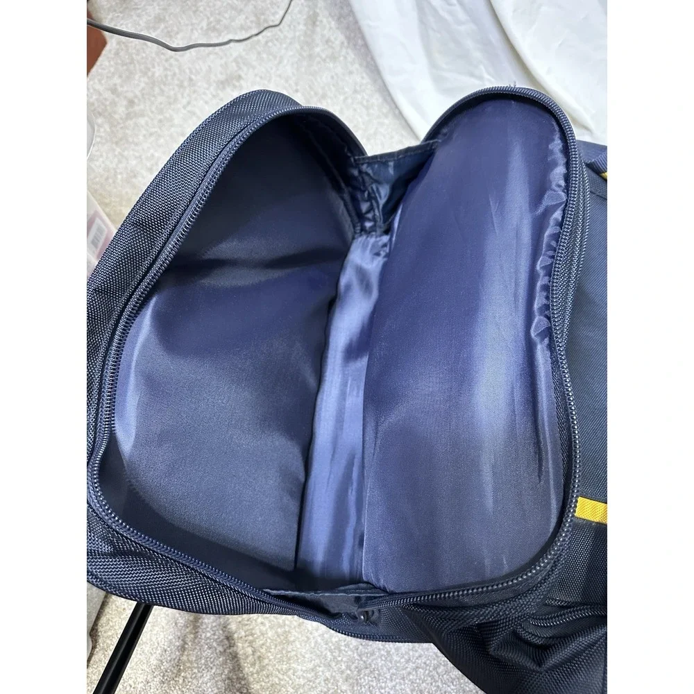 Polo Sport Ralph Lauren Large Rolling Duffle Bag Navy Yellow Wheeled Luggage